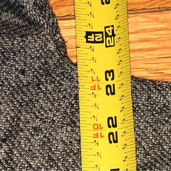 **donating 4/19. Boutique women’s dress or tunic;grey with suede elbow pads. - Picture 8 of 12